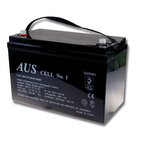 100AH 12VDC Lead Acid Battery