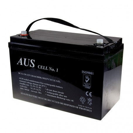 120AH 12VDC Lead Acid Battery