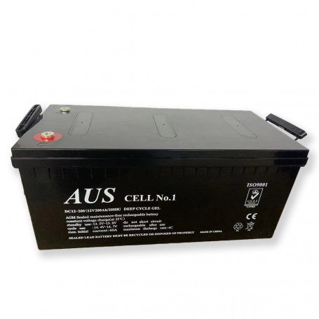200AH 12VDC Deep Cycle Lead Acid Battery