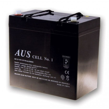 55AH 12VDC Lead Acid Battery