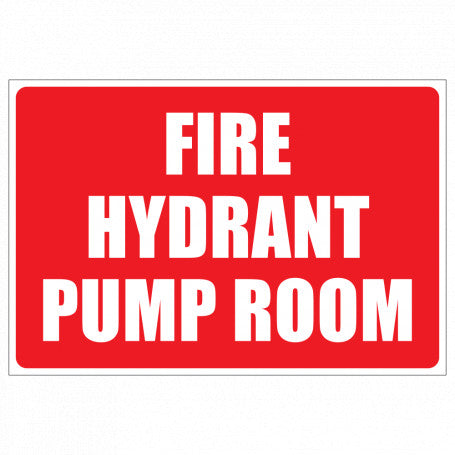 Fire Hydrant Pump Room
