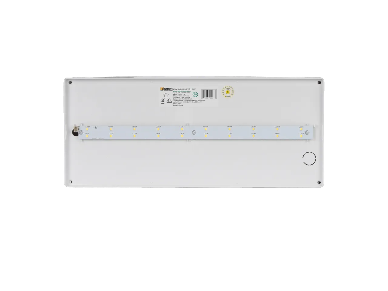 Elumen LED Exit Light Box - Base Only