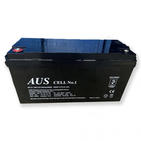 150Ah 12VDC AGM - VRLA Deep Cycle Lead Acid Battery