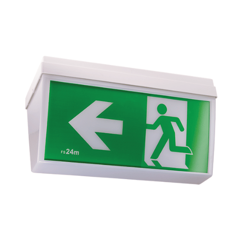PRIME Pyramid – Ceiling Mount LED Exit Sign