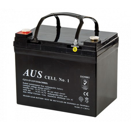 33AH 12VDC Lead Acid Battery