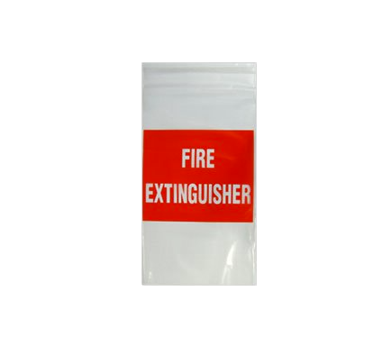 Plastic Fire Exting Cover Bag (Large)