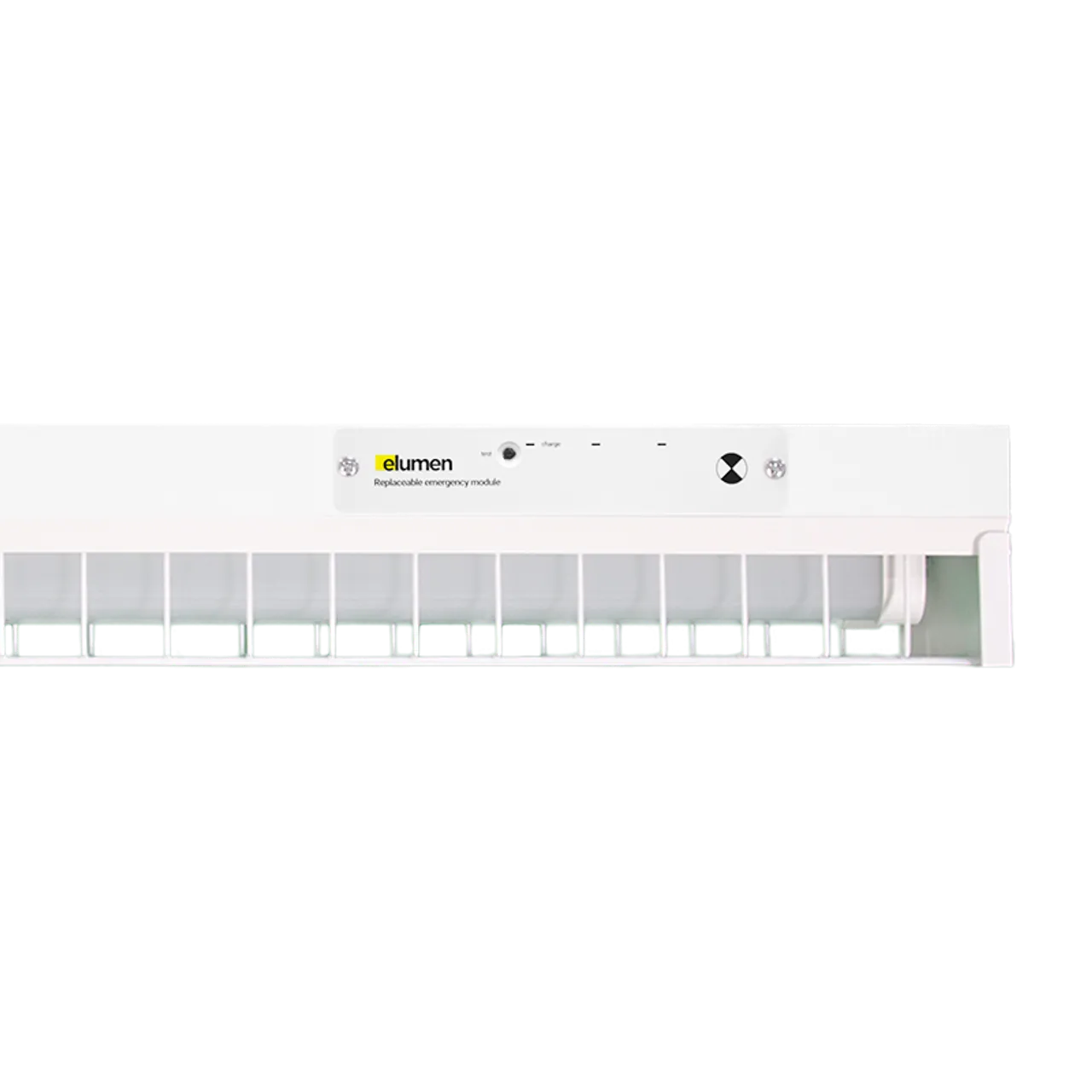 Elumen Emergency LED Single Batten Light - 4FT Caged