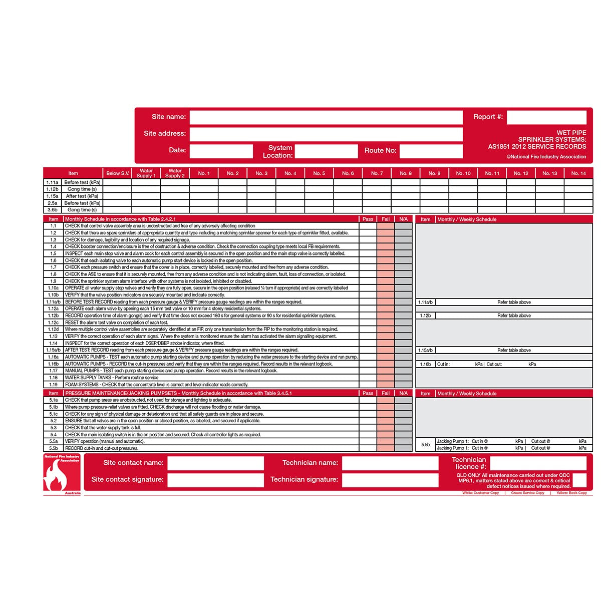 FLBA 201 Wet Pipe Sprinkler Systems and Jacking Pumps (2 year) - Image 2