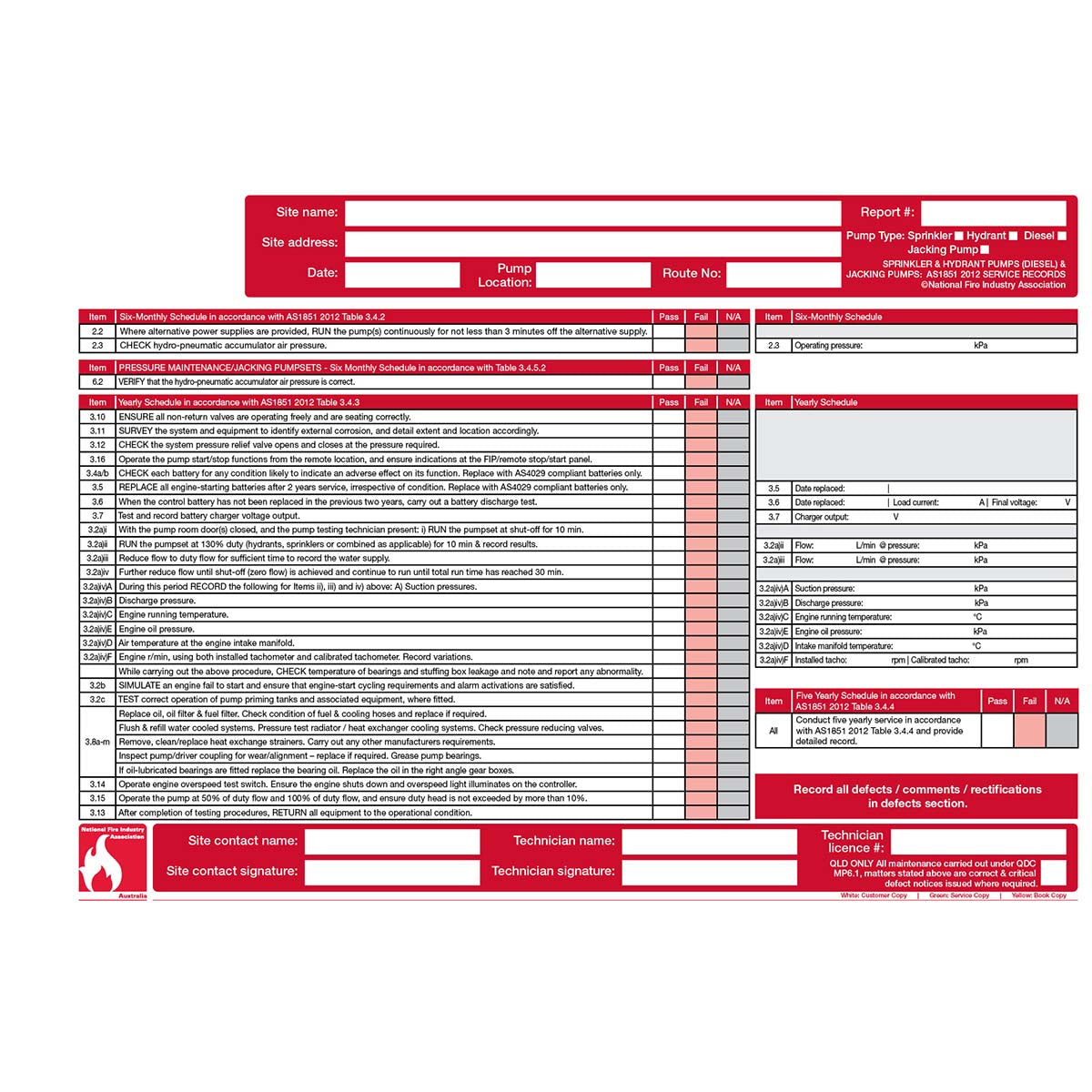 FLBA 203 Sprinkler & Hydrant Pumps (Diesel) & Jacking Pumps (2 year) - Image 4
