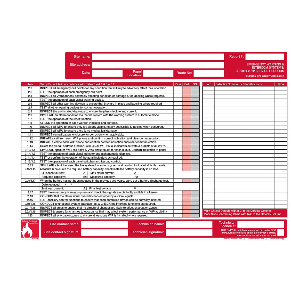 FLBA 208 Emergency Warning & Intercom Systems (2 year) - Image 3