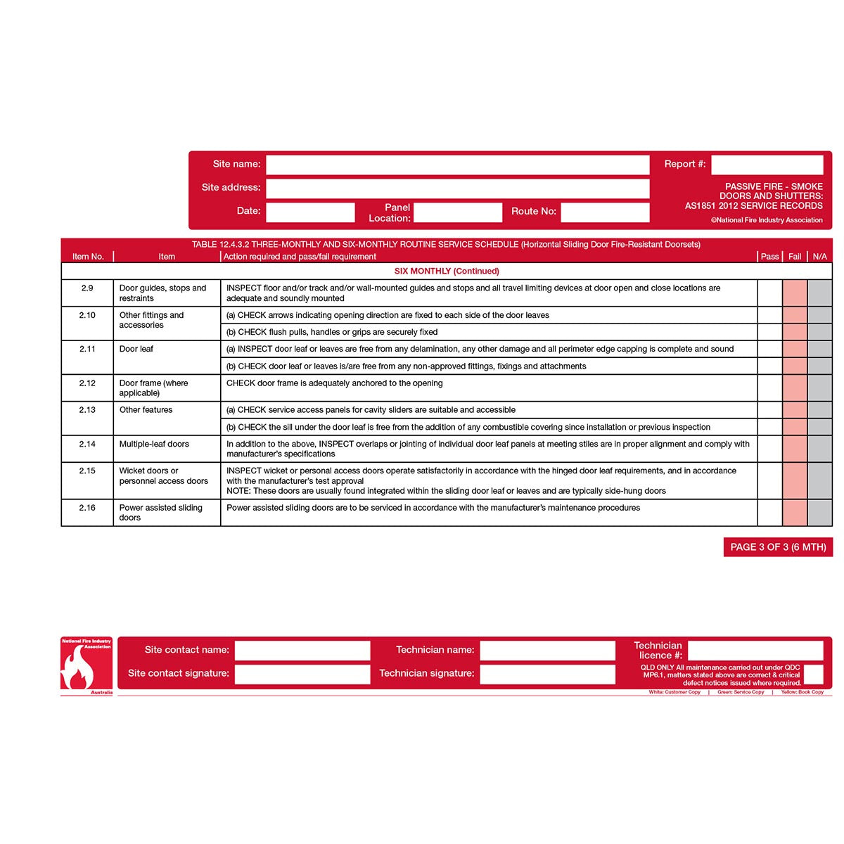 FLBA 211 Passive Fire - Smoke Doors and Shutters (2 year) - Image 6