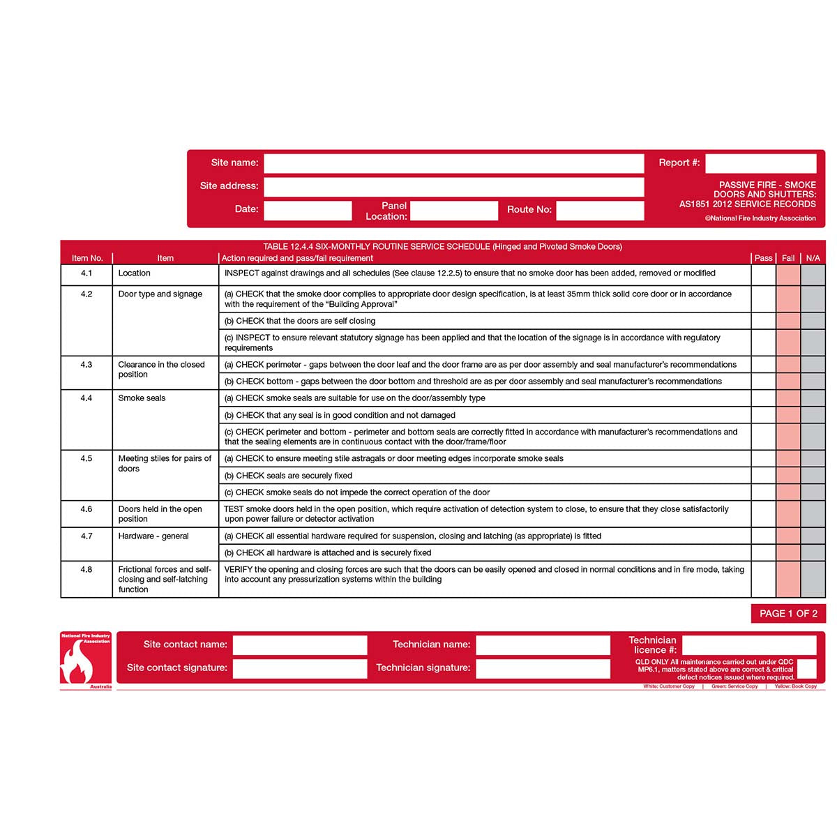 FLBA 211 Passive Fire - Smoke Doors and Shutters (2 year) - Image 7
