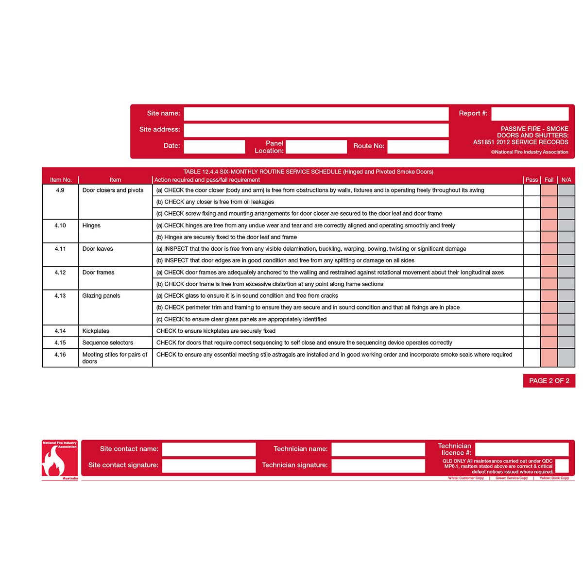 FLBA 211 Passive Fire - Smoke Doors and Shutters (2 year) - Image 8