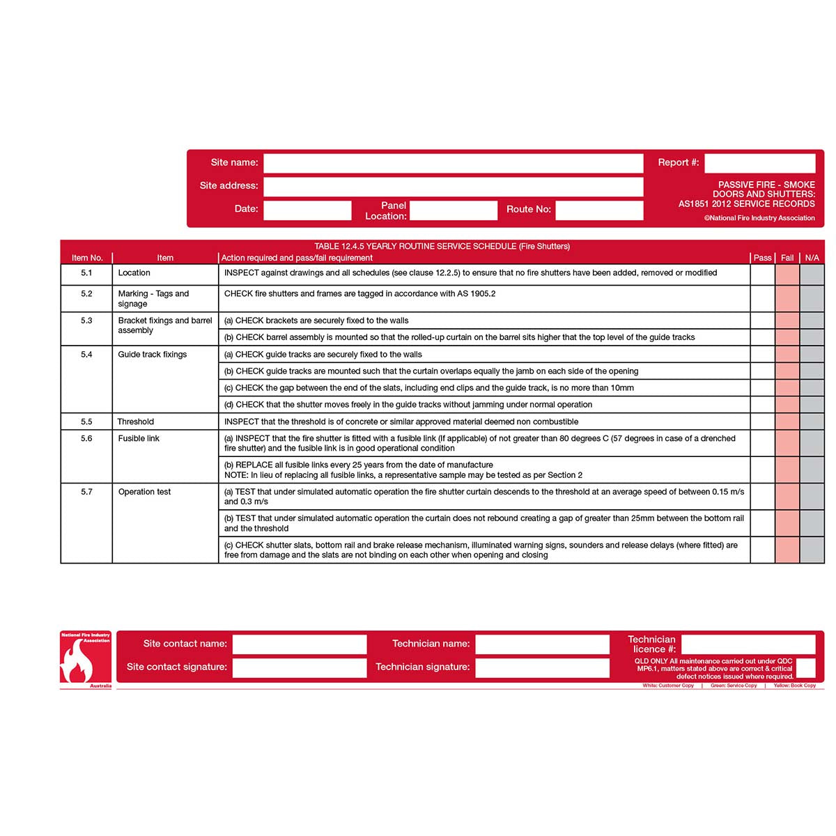 FLBA 211 Passive Fire - Smoke Doors and Shutters (2 year) - Image 9