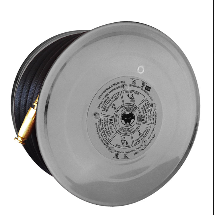 Fixed Wolf Fire Hose Reel Stainless Steel  (36Mx19MM)