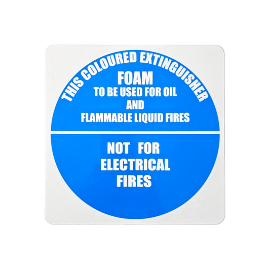 Identification Sign Foam Extinguisher