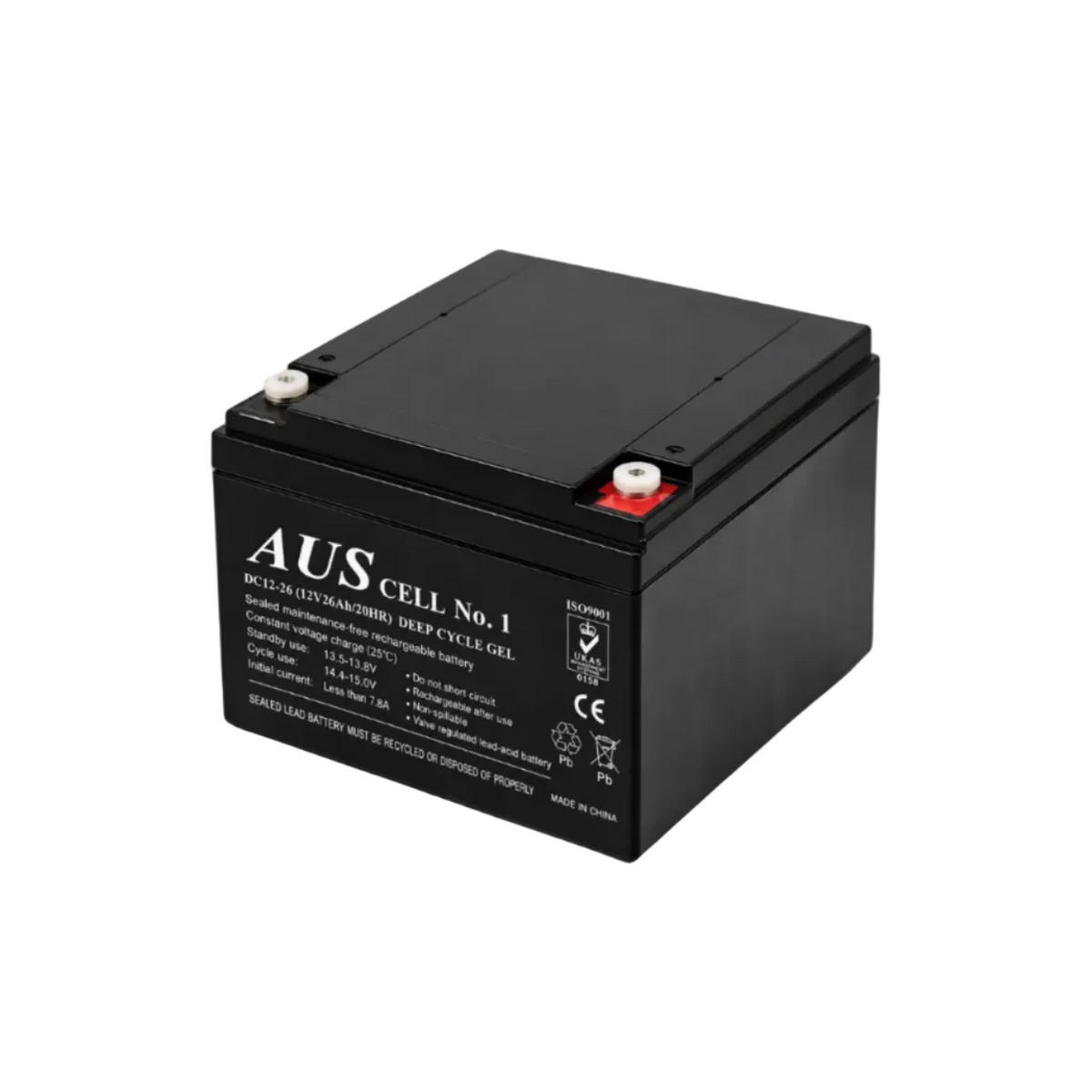 12V 26ah AGM Deep Cycle Battery