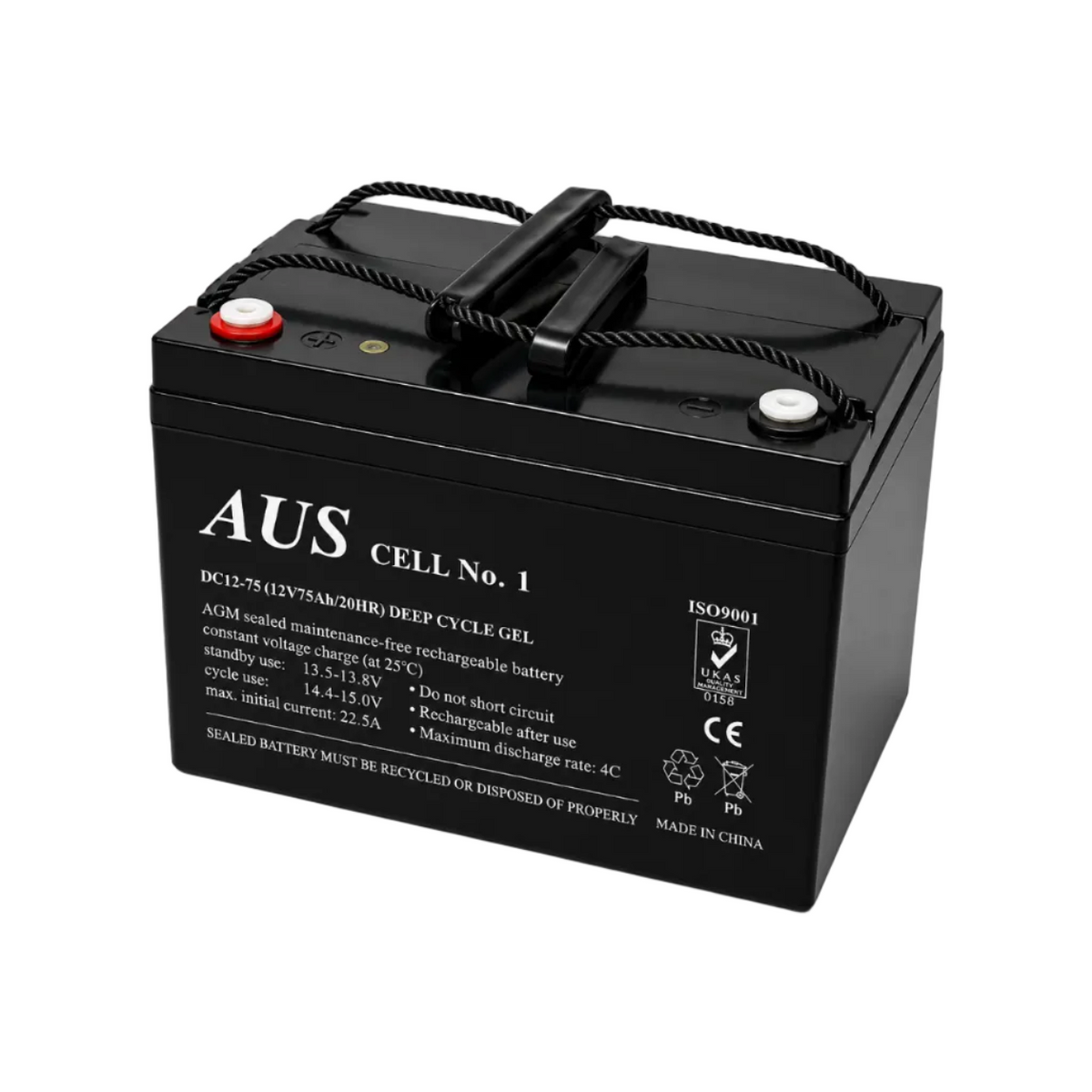 12V 75ah Hybrid AGM Deep Cycle Battery