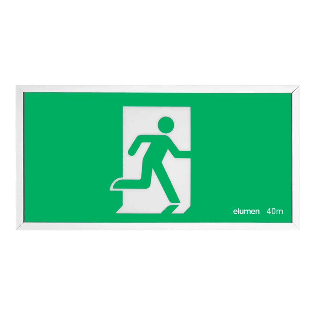 Elumen Mile – 40m Jumbo LED Exit Sign