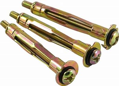 8mm Yellow Zinc Hollow Wall Anchor - 14 Pack