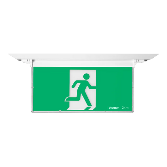 Elumen Exit LED Light - Recessed Blade