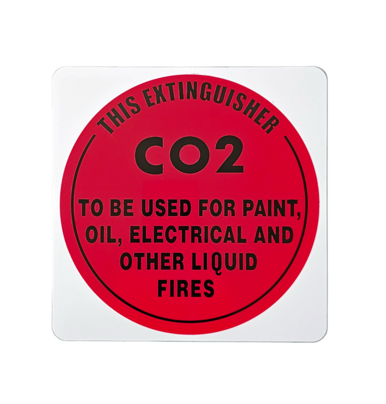 Identification Sign CO2 Extinguisher