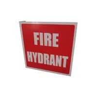 Angled Location Sign Fire Hydrant