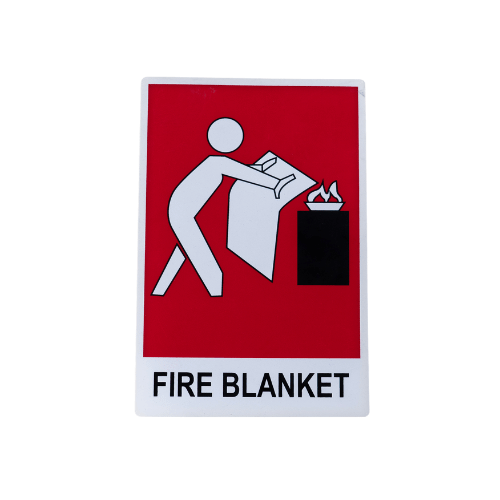 Location Sign Fire Blanket