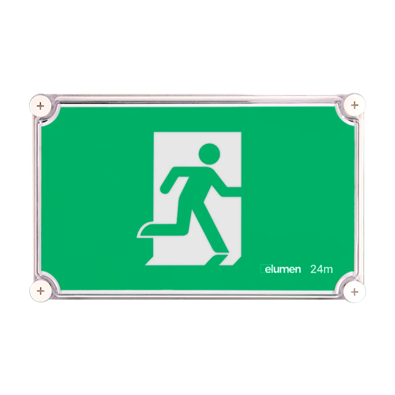 Elumen Exit LED Light - Weatherproof Running Man