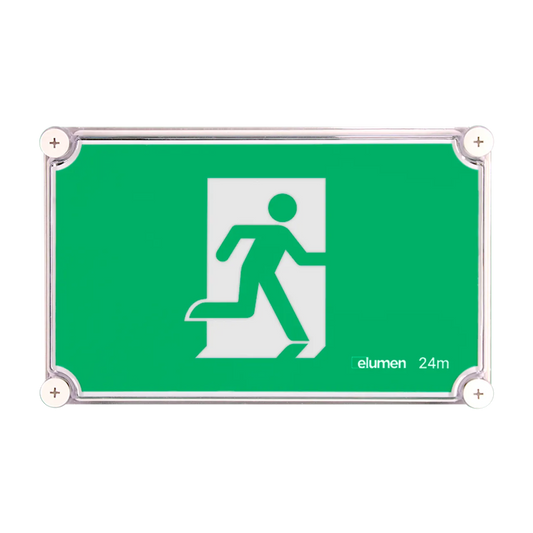 Elumen Exit LED Light - Weatherproof Running Man
