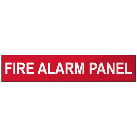 Fire Alarm Panel - Red Strip Sign